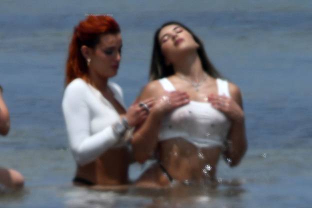 Bella Thorne on Beach Bikini Photoshoot 14