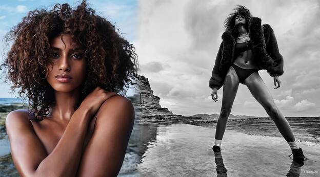 Imaan Hammam Sexy Topless 1