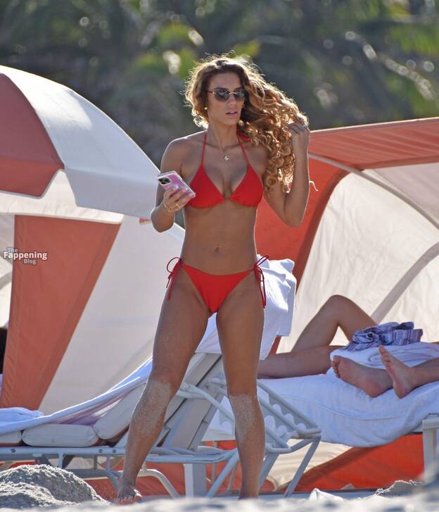 Jena Frumes on Beach Bikini 1