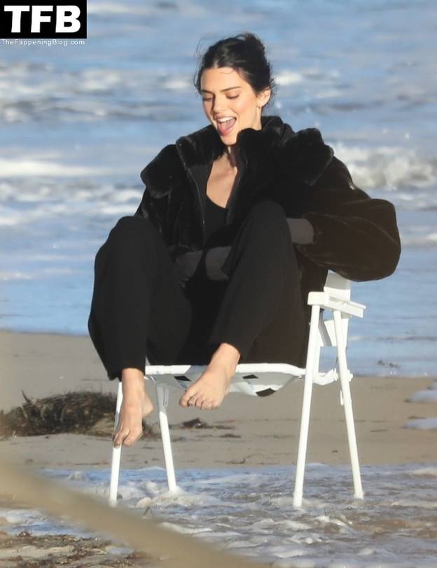 Kendall Jenner on Beach 7
