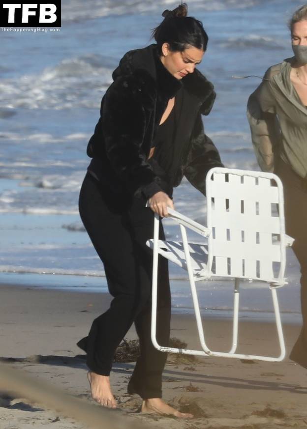 Kendall Jenner on Beach 12