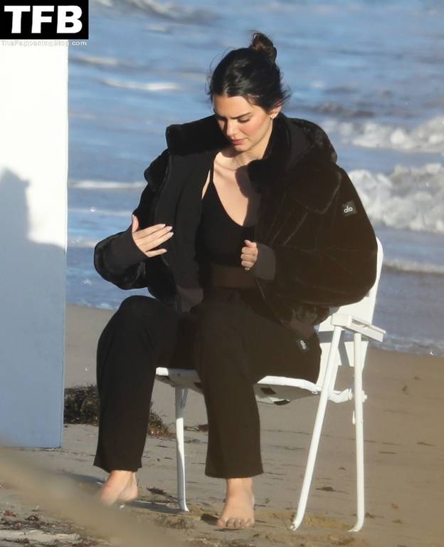 Kendall Jenner on Beach 15