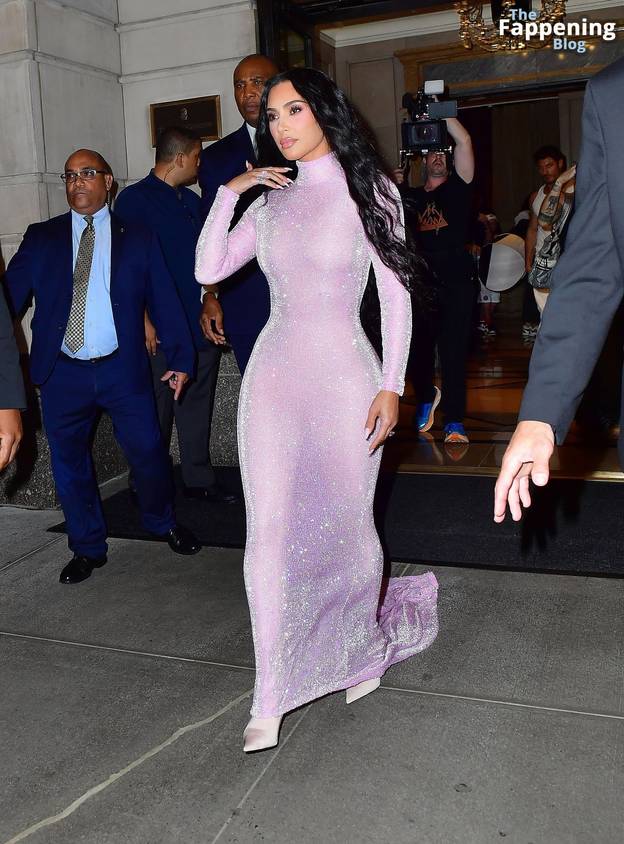 Kim Kardashian Sexy Dress 13