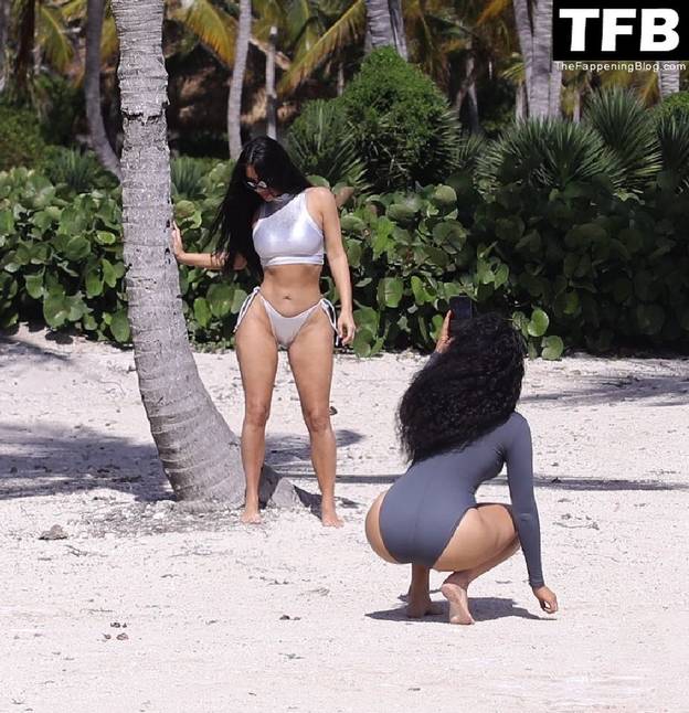 Kim Kardashian on Beach Bikini 4