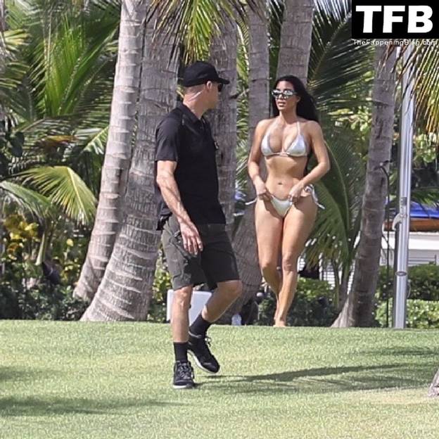 Kim Kardashian on Beach Bikini 5