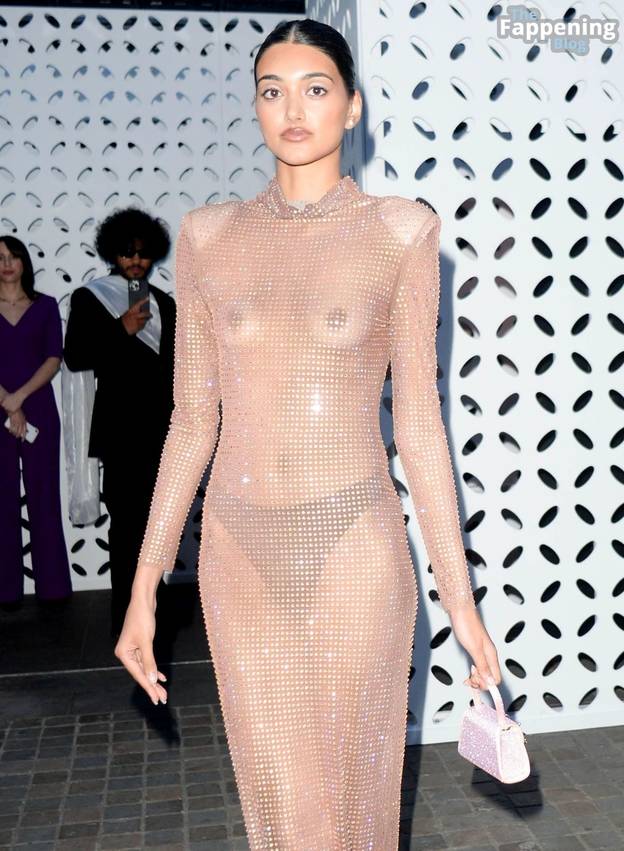Neelam Gill Naked Through Tits Dress 1