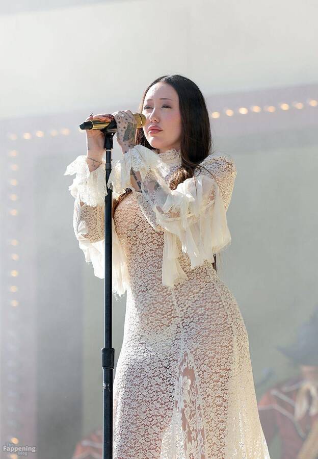 Noah Cyrus Nude Through Tits Dress 1