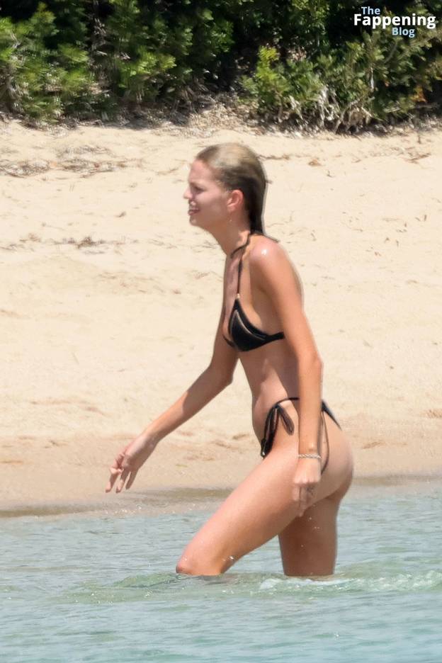 Stella Maxwell Sexy on Beach Bikini 19